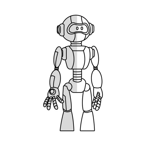 Icono de dibujos animados robot — Archivo Imágenes Vectoriales