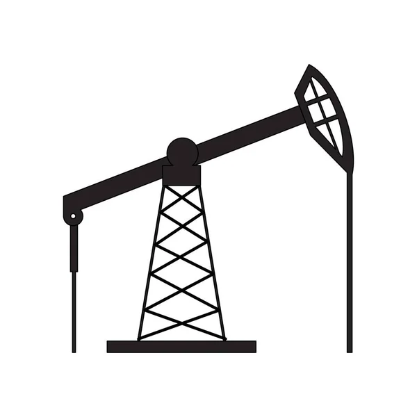 Imagem de ícones relacionados à indústria petrolífera — Vetor de Stock