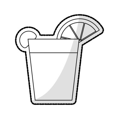 kokteyl süslenmiş cam simgesi görüntü