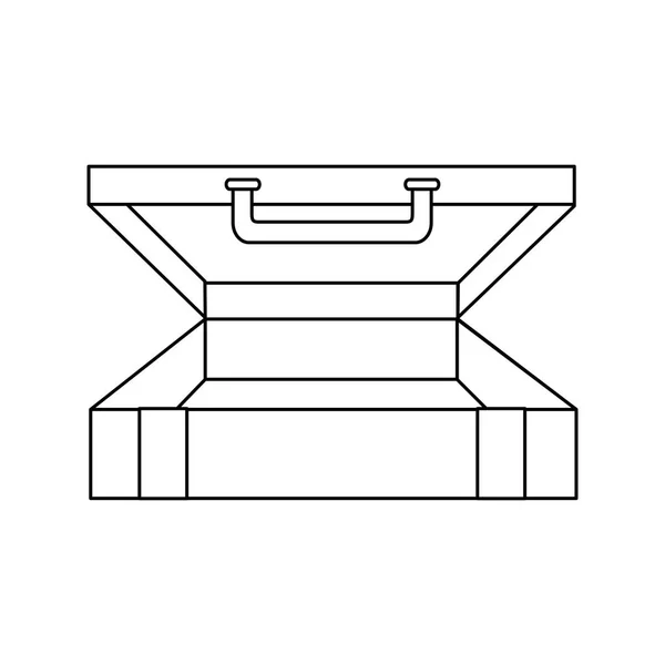 Empresa maletín icono imagen — Vector de stock