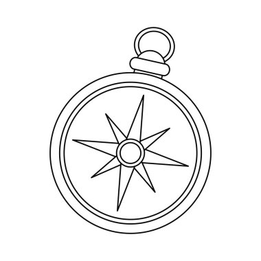 Vintage pusula simgesini görüntü