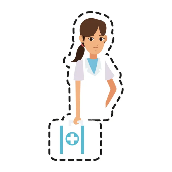 Medical doctor icon image — Stock Vector