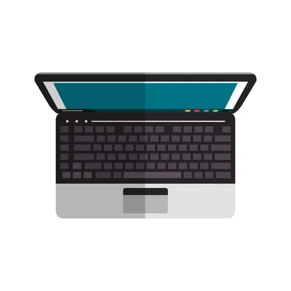 Laptop computer icoon — Stockvector