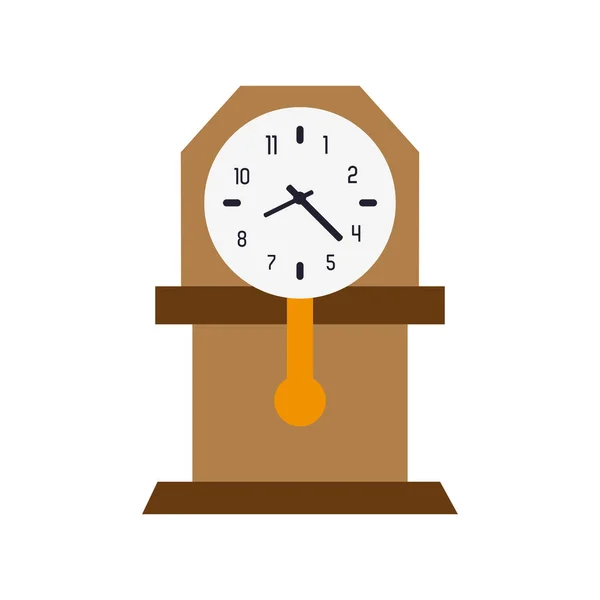 Horloge pictogramafbeelding — Stockvector