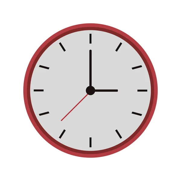 Horloge pictogramafbeelding — Stockvector