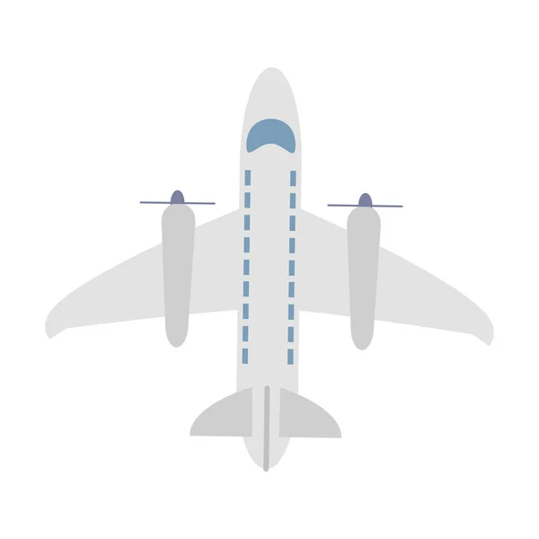 Afbeelding van het vliegtuigpictogram — Stockvector