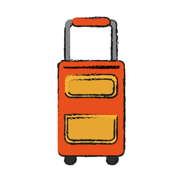 Travel suitcase icon — Stock Vector