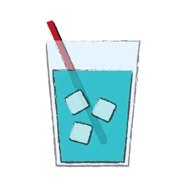 水ガラスのアイコン — ストックベクタ