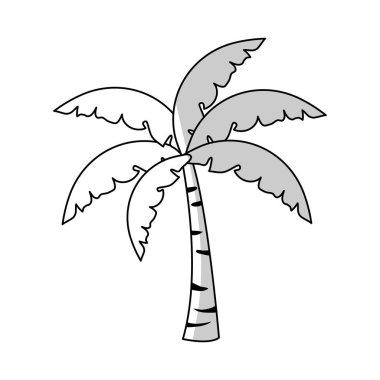 tropik palmiye simgesi