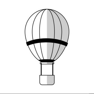 sıcak hava balon simgesi