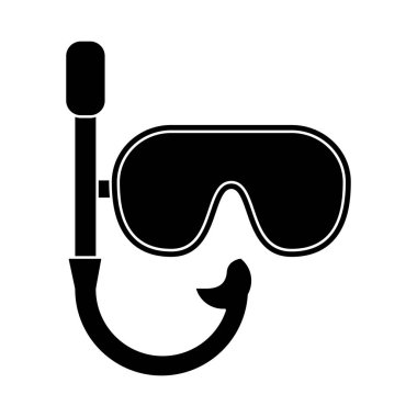 maske şnorkel tatil eğlence piktogramı