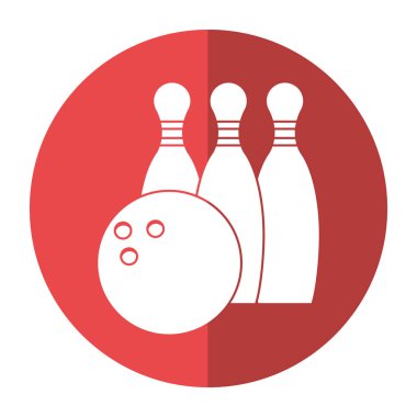 Bowling topu PIN spor gölge