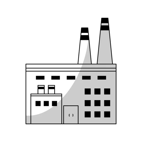 Ícone de construção de fábrica —  Vetores de Stock