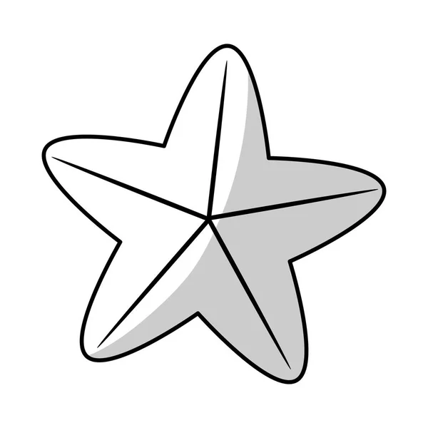 Sea star icon — Stock Vector