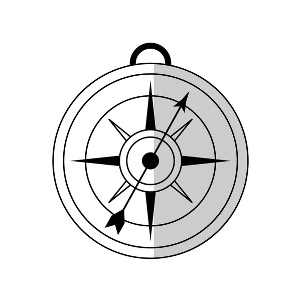 Compass device icon — Stock Vector