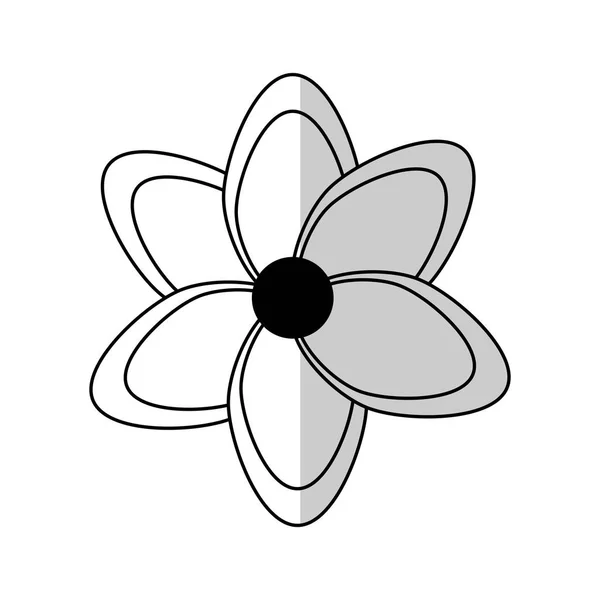 Beautiful flower icon — Stock Vector