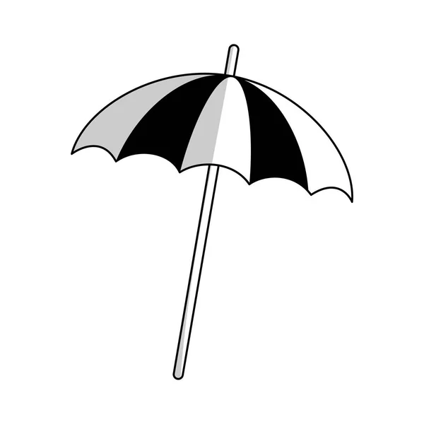 Stranden parasoll ikonen — Stock vektor
