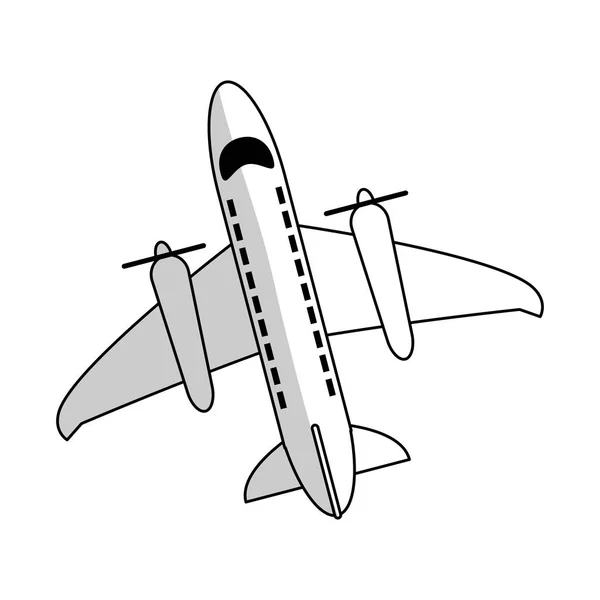 Imagen icono de avión — Archivo Imágenes Vectoriales