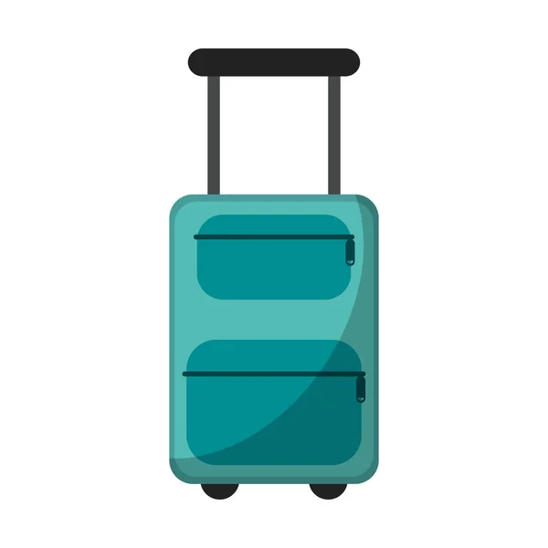 Valise équipement icône de voyage — Image vectorielle
