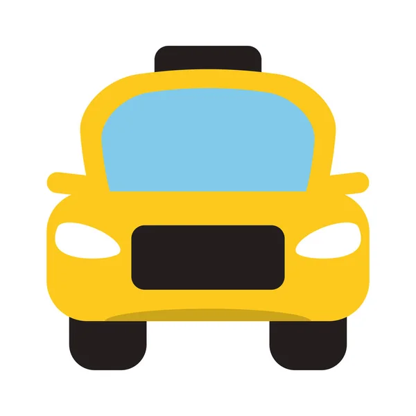 Taxi coche vehículo público — Vector de stock