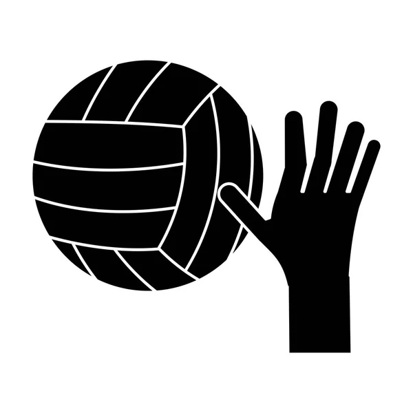 手排球球运动象形图 — 图库矢量图片