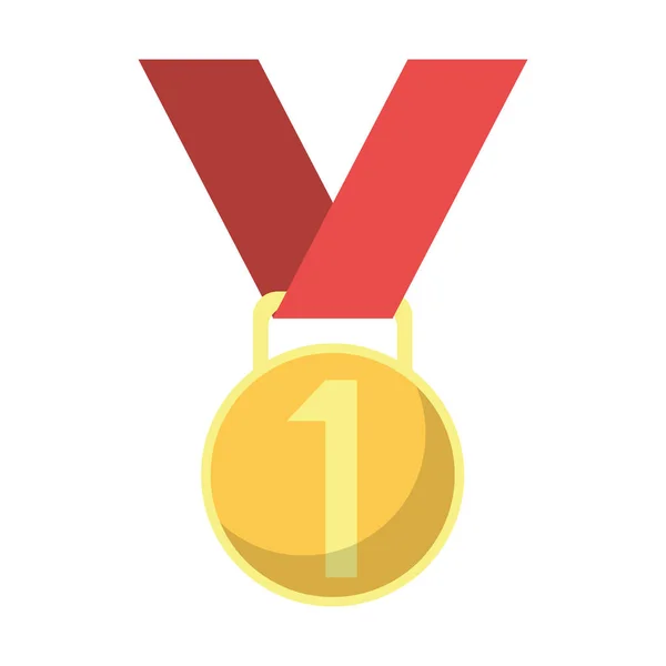 Premio medalla deporte ganador — Vector de stock