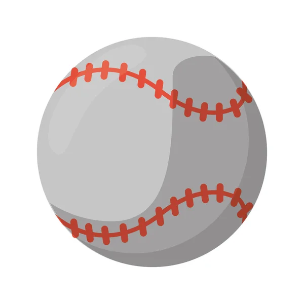 Baseball palla sport gioco — Vettoriale Stock