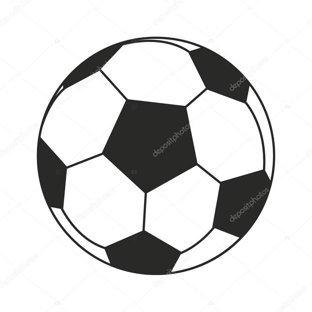 football ball sport play thin line