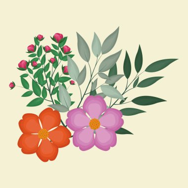 Nasturtium süsleyici resim bırakır