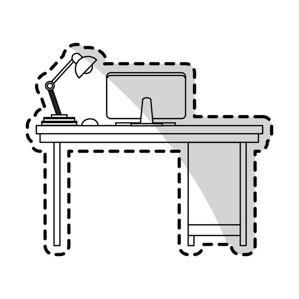 Imagen icono suministros de oficina — Vector de stock