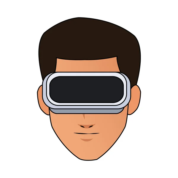 Imagen icono de realidad virtual — Vector de stock