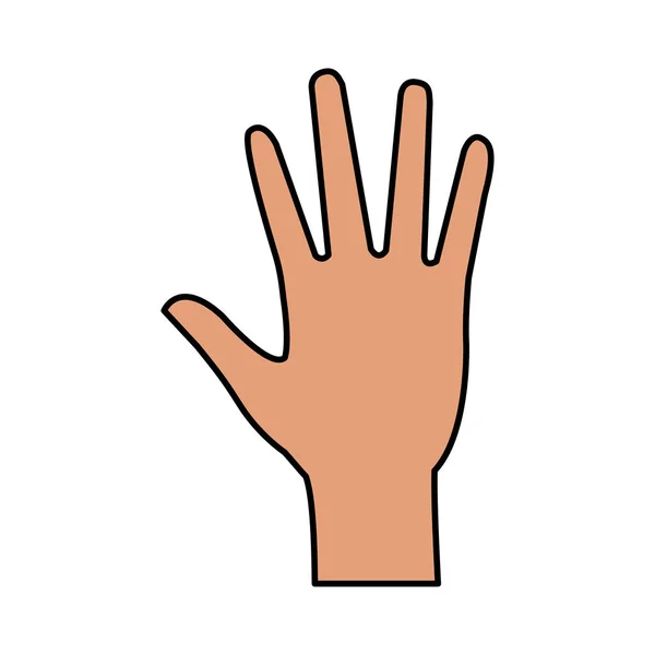 Obraz ikony dłoni — Wektor stockowy