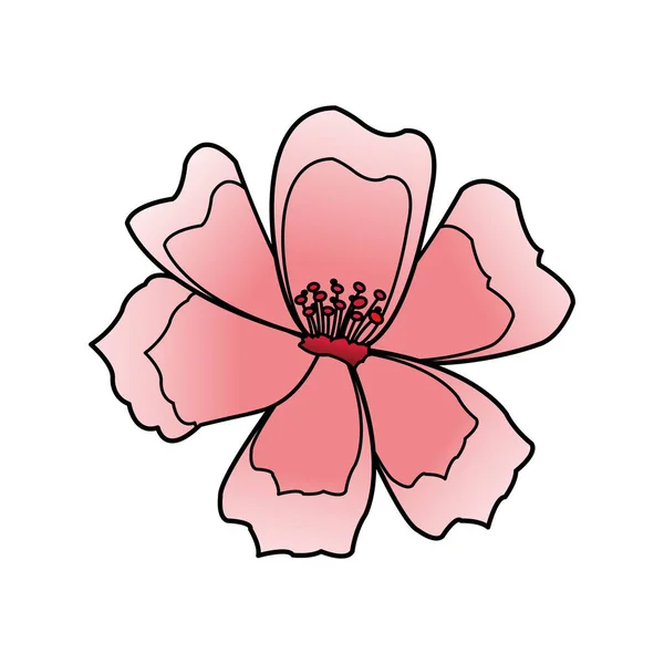 Цветок изображение значка — стоковый вектор