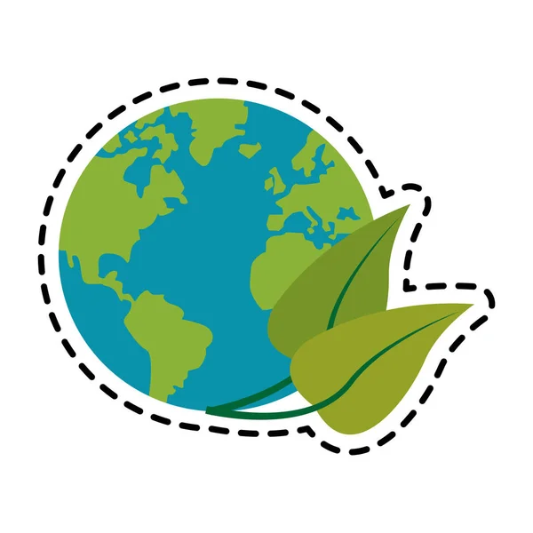 Eco friendly icone correlate immagine — Vettoriale Stock