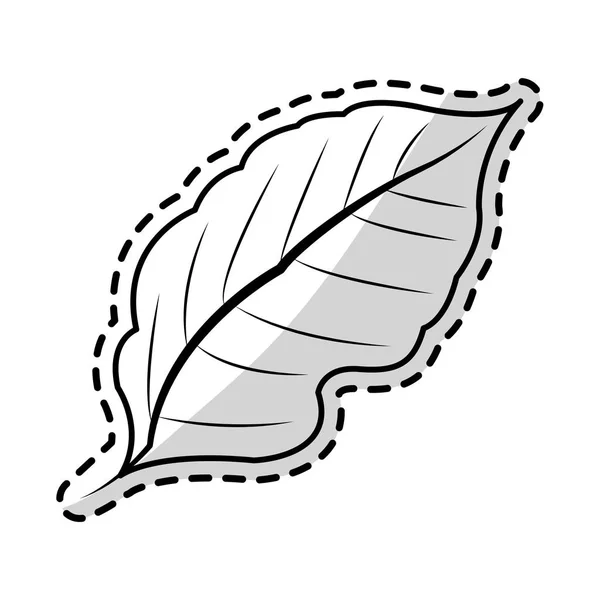 Feuille icône de la plante image — Image vectorielle