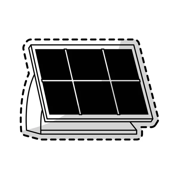 太陽電池パネルのアイコン画像 — ストックベクタ