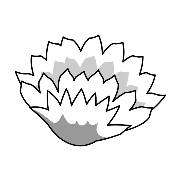 Enda blomma ikonbild — Stock vektor
