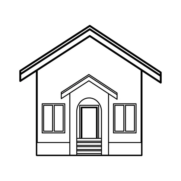 Gambar rumah ikon rumah - Stok Vektor