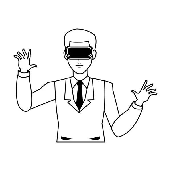 Obraz ikony wirtualnej rzeczywistości — Wektor stockowy