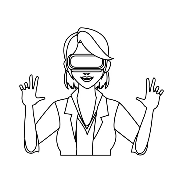Imagem ícone realidade virtual — Vetor de Stock