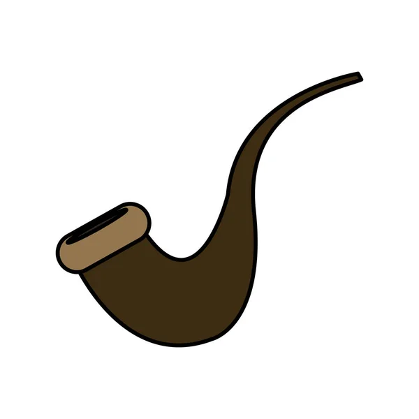 Іконка курильної труби зображення — стоковий вектор