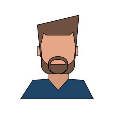 yüzü olmayan adam portre simge görüntüsü