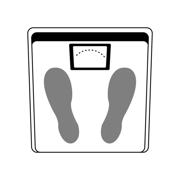 Obrázek ikony váha měřítko — Stockový vektor