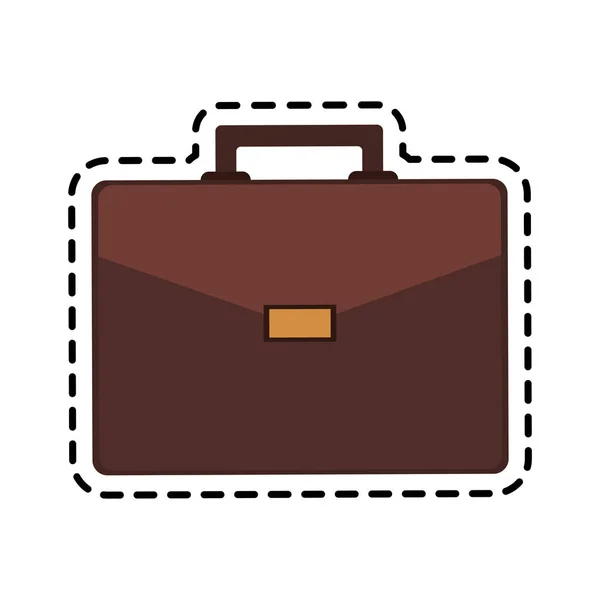 ビジネス スーツケース アイコン画像 — ストックベクタ