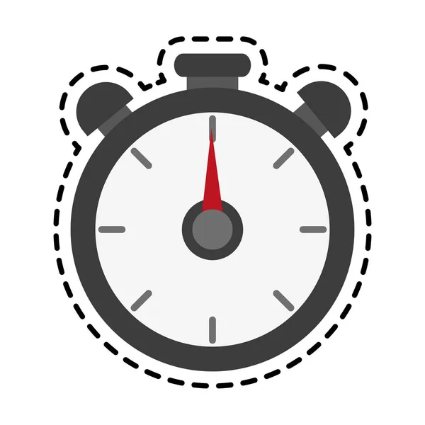 Immagine icona del cronometro analogico — Vettoriale Stock