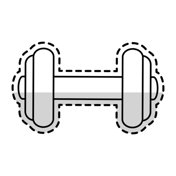 Gewichten pictogramafbeelding — Stockvector