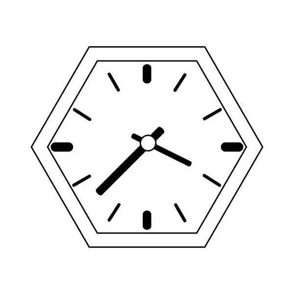 Immagine icona orologio da parete — Vettoriale Stock