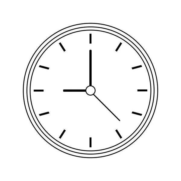 Imagen de icono de reloj de pared — Archivo Imágenes Vectoriales