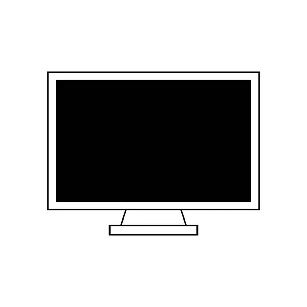 Immagine icona del computer — Vettoriale Stock