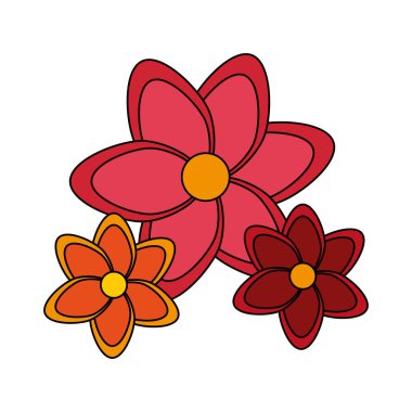 üç çiçek simge görüntüsü